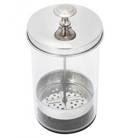 PAREKS Bocal de trempage de 650 ML, Pot de Nettoyage de barbier, Peignes de Ciseaux de barbier de Salon Professionnel Bouteil