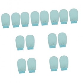 16 Pièces Gants De Bain Serviettes En Luffa Naturel Épurateur De Baignoire Gant De Gommage Du Corps Gants De Douche Bain Luff