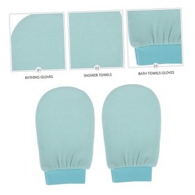 16 Pièces Gants De Bain Serviettes En Luffa Naturel Épurateur De Baignoire Gant De Gommage Du Corps Gants De Douche Bain Luff