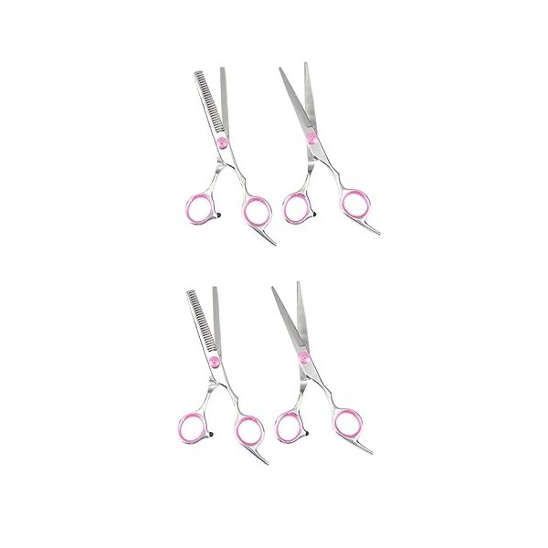 minkissy 6 Pièces Outils De Coiffure Ciseaux Adultes Ciseaux Ciseaux Ciseaux Ciseaux De Coiffeur Ciseaux Droits Ciseaux De Co