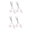 minkissy 6 Pièces Outils De Coiffure Ciseaux Adultes Ciseaux Ciseaux Ciseaux Ciseaux De Coiffeur Ciseaux Droits Ciseaux De Co