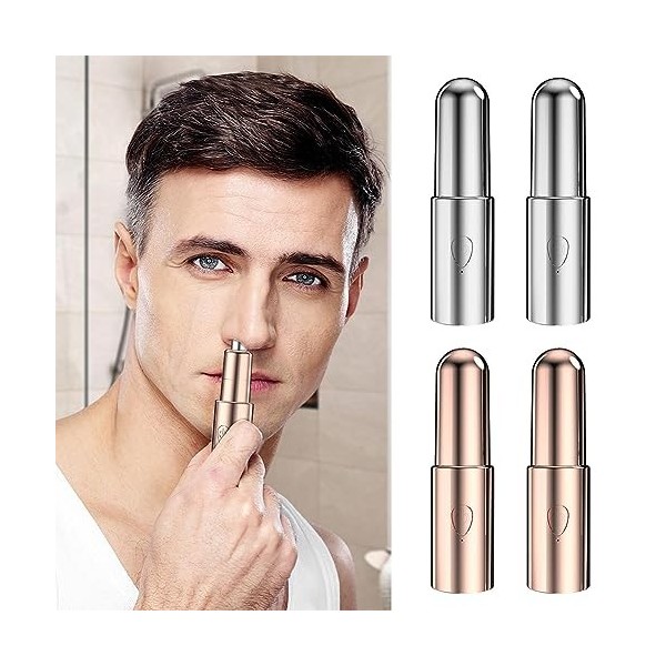 6 Set Tondeuse Oreille Nez - Tondeuse Poils Rechargeable Professionnel USB - Tondeuse À Sourcils Indoloreet Professionnelle P