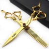 Ciseaux de salon professionnel de 15,2 cm/17,8 cm - Outils délagage de coiffure japonais 440C en acier inoxydable haute dure