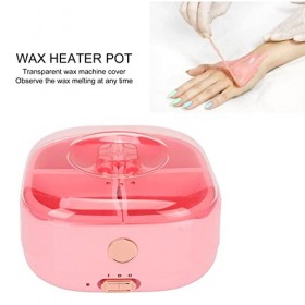 Machine à Cire De Paraffine électrique, Chauffe-cire En Silicone Souple Avec Couvercle Transparent Et Contrôle de la Températ