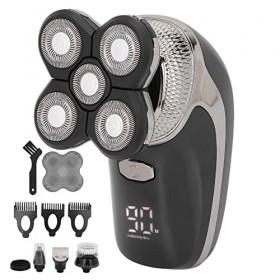 Rasoir à tête Chauve, Brosse nettoyante pour Le Visage, Tondeuse à Poils de Nez, Rasoir Multifonctionnel étanche pour Salon d