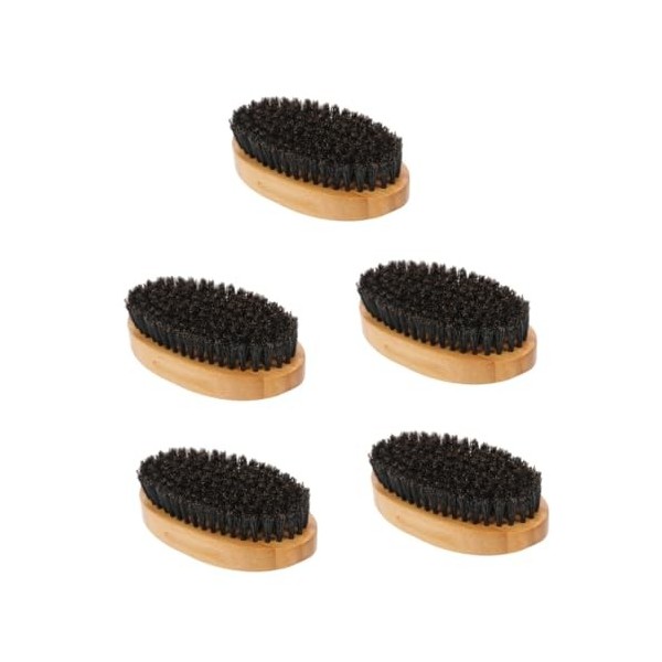 ABOOFAN 5 Pièces Brosse Coiffante Brosse À Barbe Anti Pellicules Barbe Brosse Moustache Badass Soin De La Barbe Outil De Mode