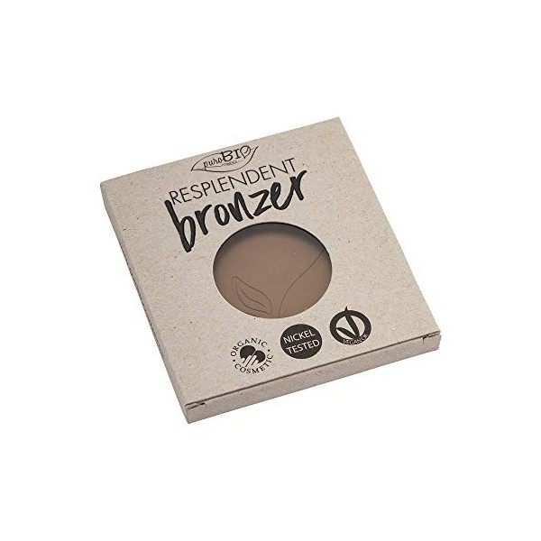 PUROBIO Terra Compact Resplendent Bronzer Refill 01 Marron Pâle - 9 g