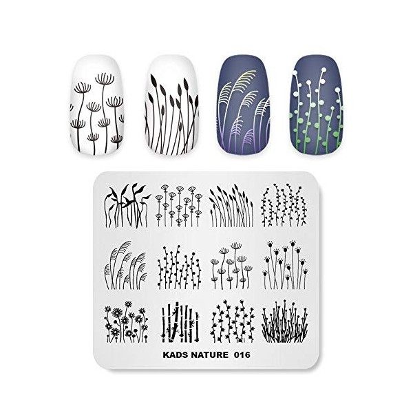 Alexnailart Nail Art Stamping Assiette Fleurs Style Modèle Chinois Naturel Modèle Image Plate Nail Art Outils NA015 