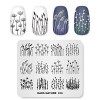 Alexnailart Nail Art Stamping Assiette Fleurs Style Modèle Chinois Naturel Modèle Image Plate Nail Art Outils NA015 