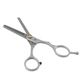 OUSIKA Ciseaux de coupe de cheveux 2 pièces/ensemble coupe-cheveux de Salon Kit de ciseaux amincissants en acier inoxydable f