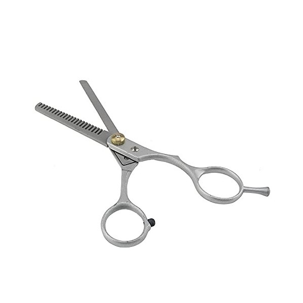 OUSIKA Ciseaux de coupe de cheveux 2 pièces/ensemble coupe-cheveux de Salon Kit de ciseaux amincissants en acier inoxydable f