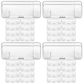 Didiseaon 40 Pcs Boîte De Rangement De Rasoir Étui De Rasoir Manuel Récipient De Rasoir Étui De Rasoir Réutilisable Étui De R