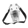 FRCOLOR 2 Pcs Cheveux Ciseaux Sac Clair Fanny Pack Outil Bandoulière Taille Sacs Cheveux Outils Titulaire Peigne Cisaillement
