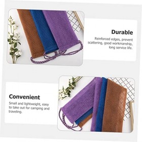 FOMIYES 15 Pièces Serviette De Bain Exfoliante Serviette À Récurer Pour Le Corps Serviettes De Voyage Serviette Pour Le Corps