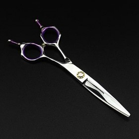 Ciseaux de coupe de cheveux, professionnels 440c 6 pouces, ciseaux de coupe incurvés, ciseaux de salon de coiffure, ciseaux d...