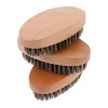 minkissy 12 Pièces Brosse À Barbe Accessoires De Voyage DAllaitement Outils En Bois Blaireau À Barbe Brosse À Poils De Sangl
