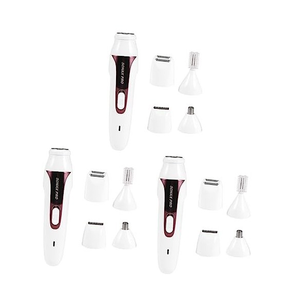 Healifty 5 1 Tondeuse À Barbe Rasoirs Pour Le Visage Pour Les Femmes Tondeuse À Barbe Pour Le Visage Rasoirs Électriques Pour