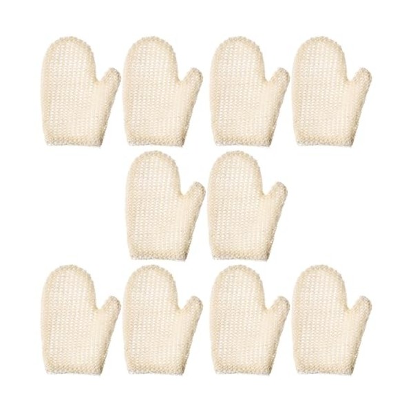 minkissy 10 Pcs Gants De Bain Gants De Gommage Pour Le Corps Épurateur De Bain Pour Gants De Nettoyage Du Corps Épurateur De 