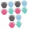 FRCOLOR Lot de 12 paires de gants pour frotter la boue - Gants de nettoyage pour salle de bain - Gants de massage - Poêle - G