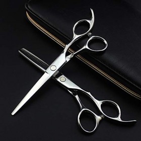 Ciseaux de coupe de cheveux, professionnels 4cr 6 pouces, ensemble de ciseaux de coupe de cheveux, ciseaux de coupe de cheveu...
