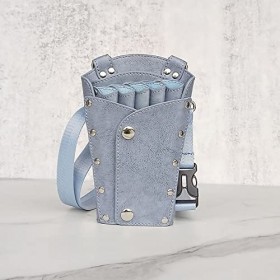 Pochette étui de Coiffure, Ciseaux de Coiffeur en Cuir, Sac de Ceinture dépaule de Taille de Support pour Tous Les Ciseaux d