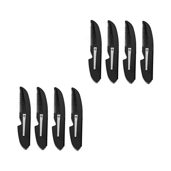 FOMIYES 20 Pièces Pliage De Poche Pour Hommes Brosse Taquine Lisseur De Barbe Peignes à Barbe Pour Hommes Brosse à Chaume Pei