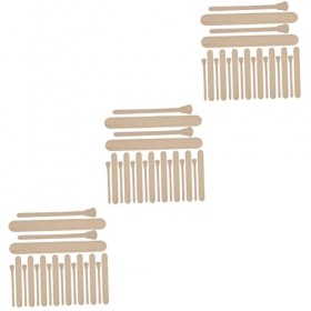 Alipis 300 Pièces De Bois Ciré Trucs De Maquillage Pince À Épiler Professionnelle Applicateur De Crème Oreille DÉpilation Ép