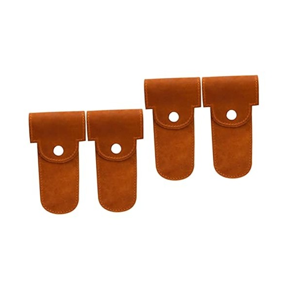 minkissy 10 Pièces Cas De Rasoir Pochette Pour Rasoir De Barbier Cas De 3 Personnes Gaine De Rasoir De Sécurité De Voyage Pou
