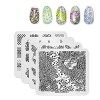 KADS Lot de 4 plaques de stamping pour nail art