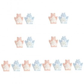 FOMIYES 16 Pièces Gants De Bain Réversibles Épurateur De Nettoyage Serviette Éponges De Nettoyage Pour Usage Domestique Gants