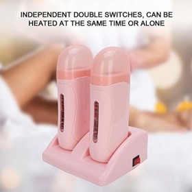 Chauffe cires Professionnel, Cire Dépilatoire Rouleau Réchauffeur Chauffe, Machine à Cire épilatoire Avec Base Chauffante, po