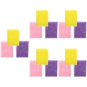 Beavorty 15 Pièces Exfoliant Maille Cheveux Serviettes Pour Femmes Hommes Exfoliant Corps Lavage Net Gant De Toilette Exfolia