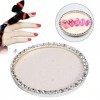 Nail Art Plaque de Présentation Rétro Vogue Présentoir Cadre dOeuvre de Faux Ongle en Alliage Manucure Accessoire 4 