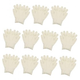 ULTECHNOVO 100 Pièces Gants En Latex De Caoutchouc Gants Jetables Gants De Toilettage Gants De Protection Gants En Latex Gant