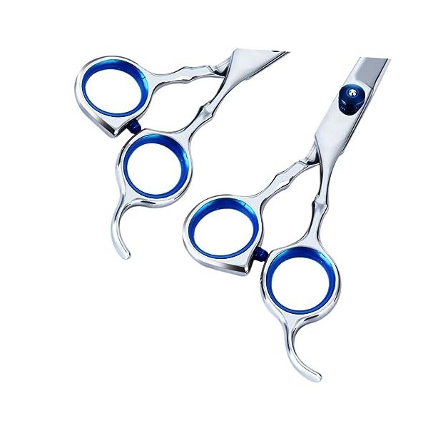 minkissy 10 Pièces Ciseaux Ciseaux Robustes Ciseaux Robustes Salon De Coiffure Ciseaux Amincissants Barbier Rasoir Cheveux Ra