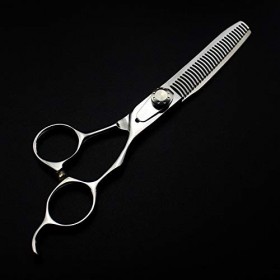 Ciseaux de coupe de cheveux, ciseaux de salon de coiffure en acier de 6 pouces coupe de beauté coupe de cheveux de coiffeur c...