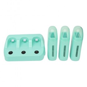 Chauffe-cire Dépilatoire, Chauffe-cire 3 Pièces avec Base pour Salon de beauté pour les Jambes Prise UE 220V 