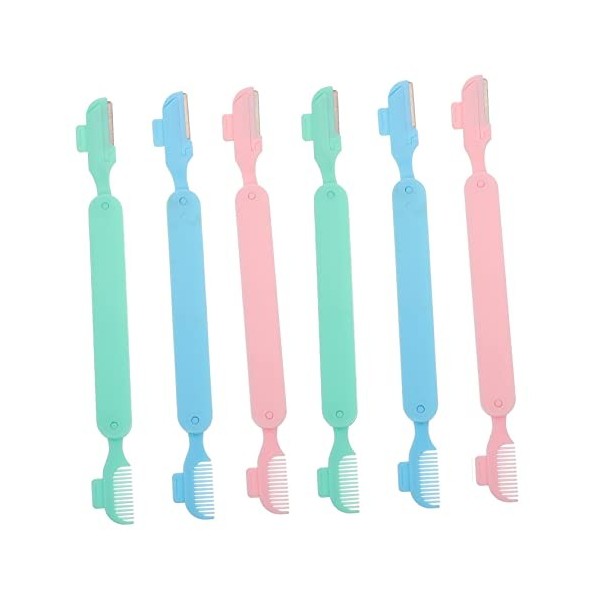 FRCOLOR 24 Pièces Couteau À Sourcils À Double Tête Rasoirs Pour Femmes Tondeuse Pour Le Corps Des Femmes Rasoirs À Sourcils R