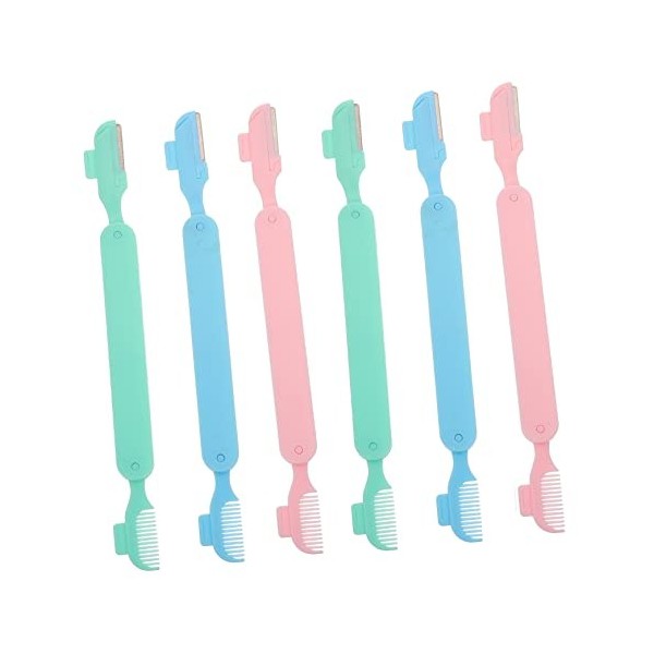 FRCOLOR 24 Pièces Couteau À Sourcils À Double Tête Rasoirs Pour Femmes Tondeuse Pour Le Corps Des Femmes Rasoirs À Sourcils R