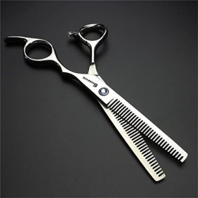 KOAIEZ Ciseaux De Coiffure Tranchants De 6,0 Pouces À Bord Droite, Cisaillement De Coiffure De Salon À Salon Multifonctionnel