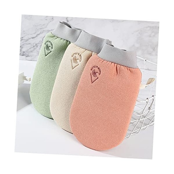 EVANEM 2pcs Gants de bain double face Serviettes de bain douces Gommage for le corps Linges de bain for adultes Gant de bain 