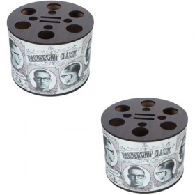 minkissy 2 Pcs Coiffure Ciseaux Prise Cheveux Taquiner Peigne Professionnel Barbier Tondeuses Prise Plateau Ciseaux Stockage 