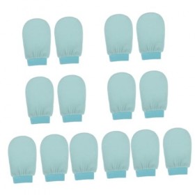 minkissy 14 Pièces Gants De Bain Serviettes De Corps Pour La Douche Propre Lavage Du Corps Gant De Bain Gants En Maille Luffa