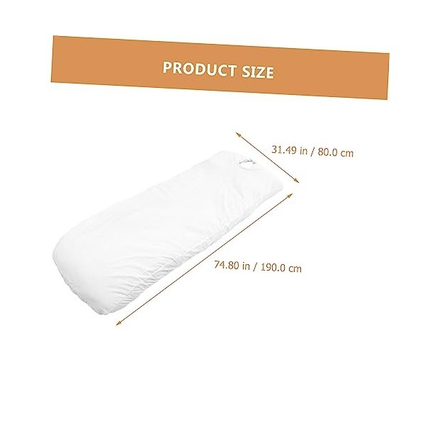 FRCOLOR 2 Pièces Feuille Beauté Massage Lit Couverture Esthéticienne Lit Spa Lit Visage Berceau Couverture Nappe Nappe Jetabl