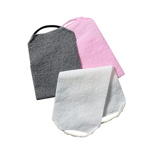 Healifty 12 Pièces Gommage Du Pour Le Bain Voyage Serviette De Bain Coréen Gant De Bain Serviettes Pour Le Corps Pour La Douc