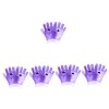 FRCOLOR Gants Jetables M Guantes Desechables Ensemble De Cire Pour Mains Ensemble De Cire Pour Pieds Portable Violet Pe Huile