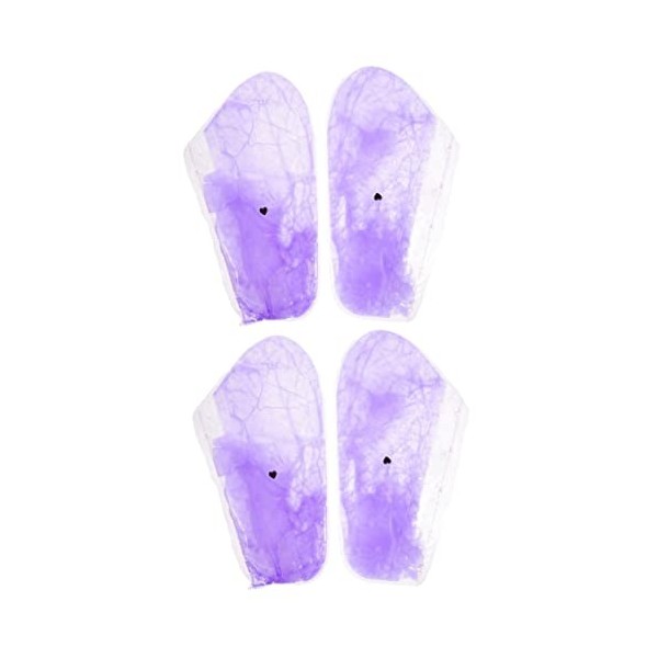 FRCOLOR Gants Jetables M Guantes Desechables Ensemble De Cire Pour Mains Ensemble De Cire Pour Pieds Portable Violet Pe Huile