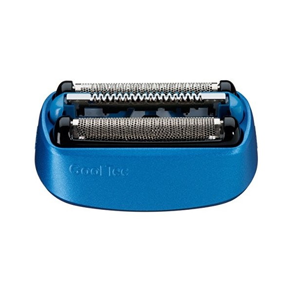 Braun Cassette de rechange CoolTec 40B - Grille et bloc-couteaux pour rasoirs pour homme Braun CoolTec, compatibles avec les 
