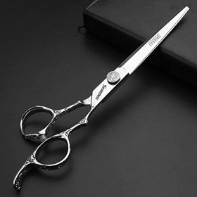 Lot de 2 ciseaux à cheveux professionnels de 15,2 cm en acier inoxydable 440 C