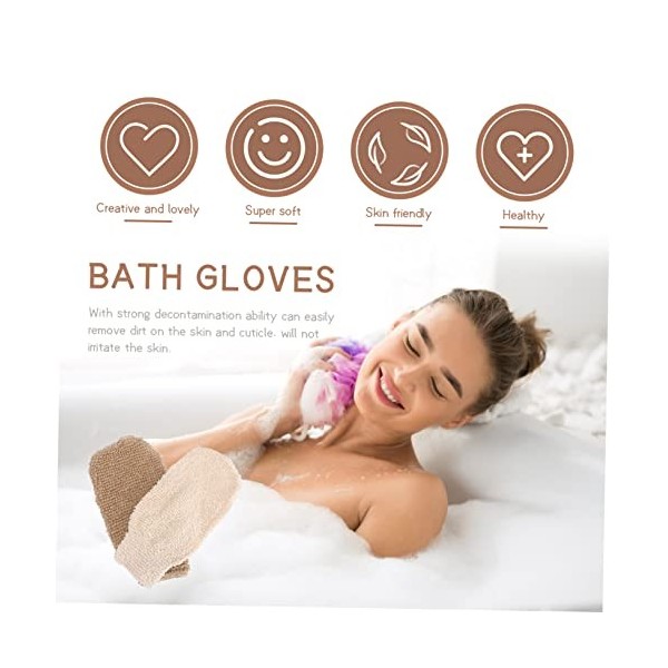 FOMIYES 16 Pièces Gants De Bain Gommages De Bain Gant De Bain Luffa Gant De Bain Luffa Gommages De Douche Gant De Bain Tampon